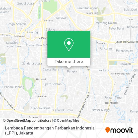 Lembaga Pengembangan Perbankan Indonesia (LPPI) map
