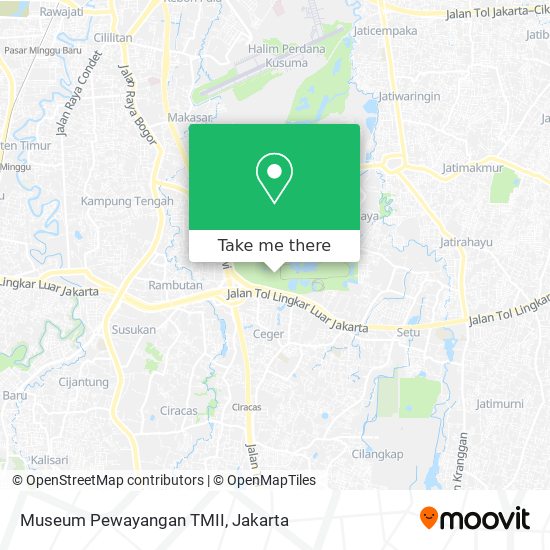 Museum Pewayangan TMII map