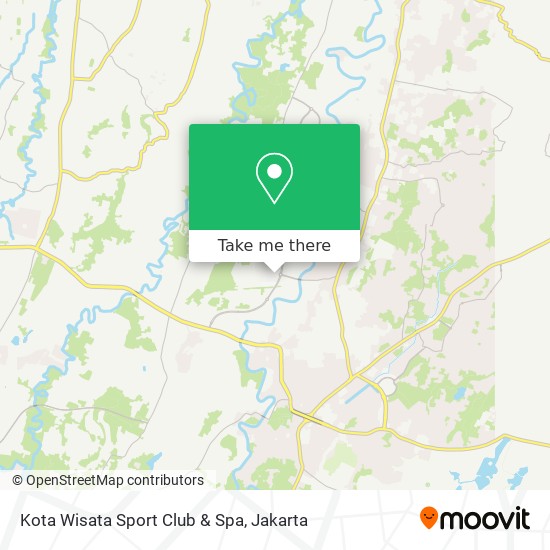 Kota Wisata Sport Club & Spa map