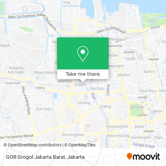 GOR Grogol Jakarta Barat map