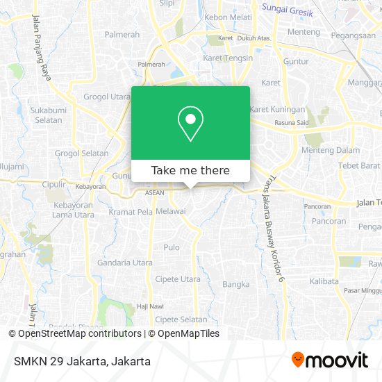 SMKN 29 Jakarta map