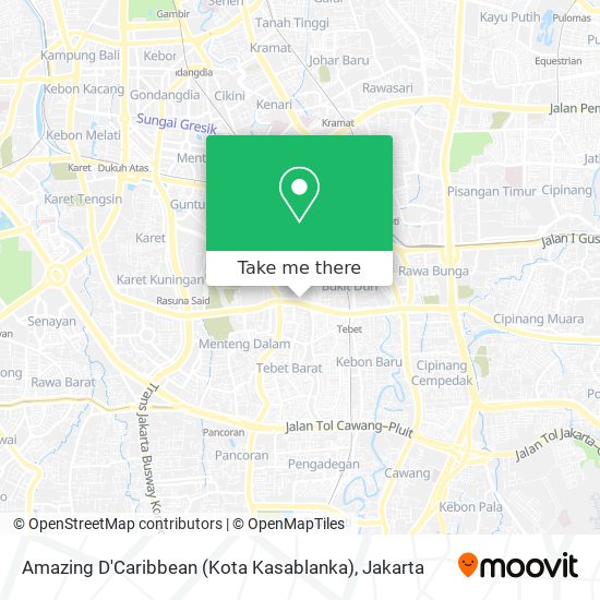 Amazing D'Caribbean (Kota Kasablanka) map