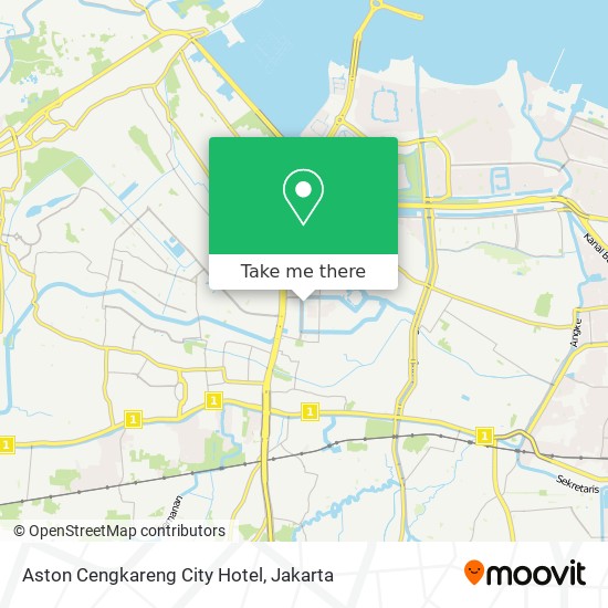 Aston Cengkareng City Hotel map