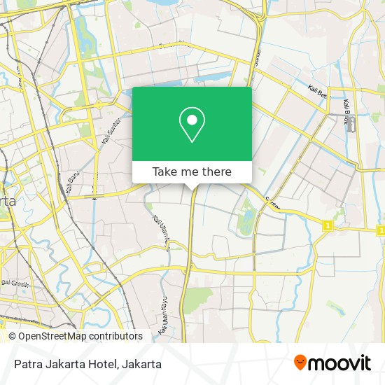 Patra Jakarta Hotel map