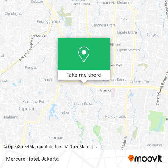 Mercure Hotel map