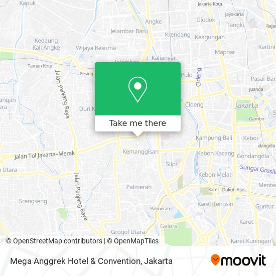 Mega Anggrek Hotel & Convention map