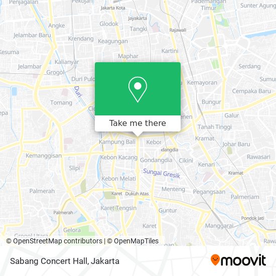 Sabang Concert Hall map