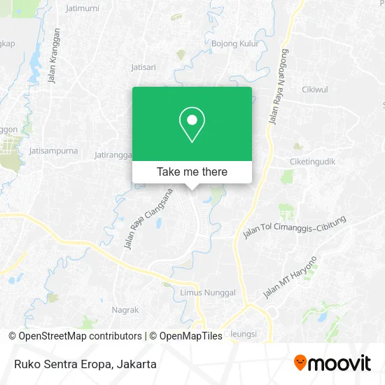 Ruko Sentra Eropa map