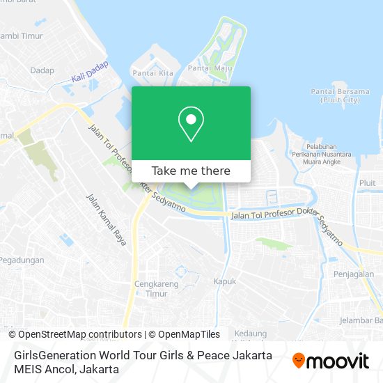 GirlsGeneration World Tour Girls & Peace Jakarta MEIS Ancol map