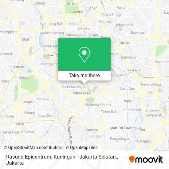 Rasuna Epicentrum, Kuningan - Jakarta Selatan. map