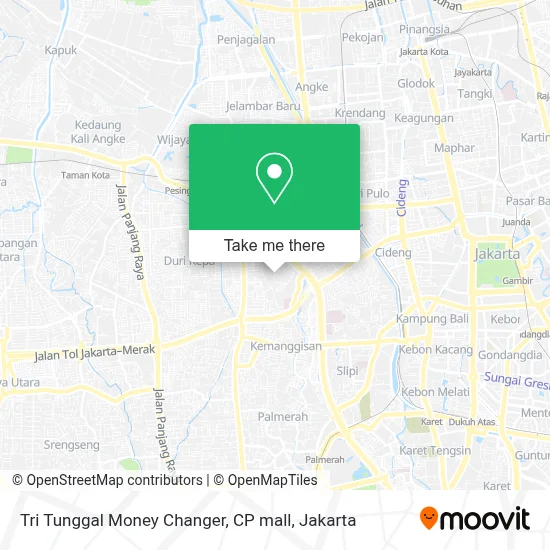 Tri Tunggal Money Changer, CP mall map