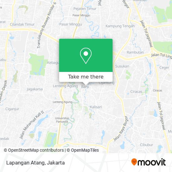 Lapangan Atang map