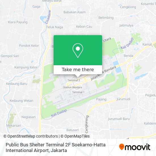 Public Bus Shelter Terminal 2F Soekarno-Hatta International Airport map