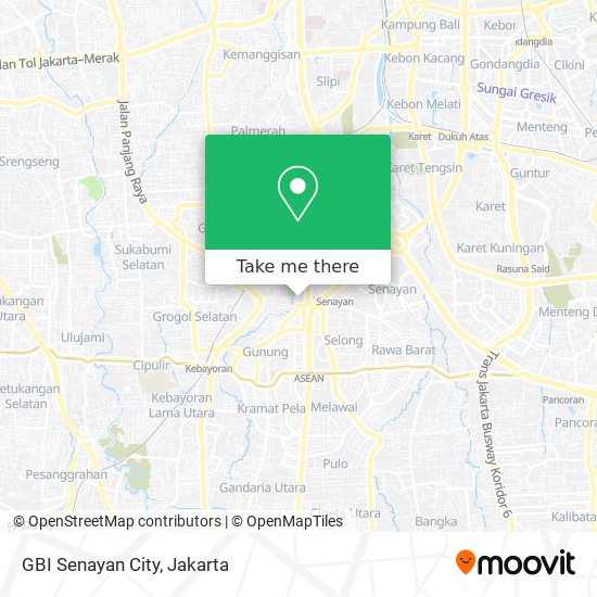 GBI Senayan City map