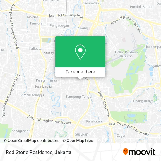 Red Stone Residence map