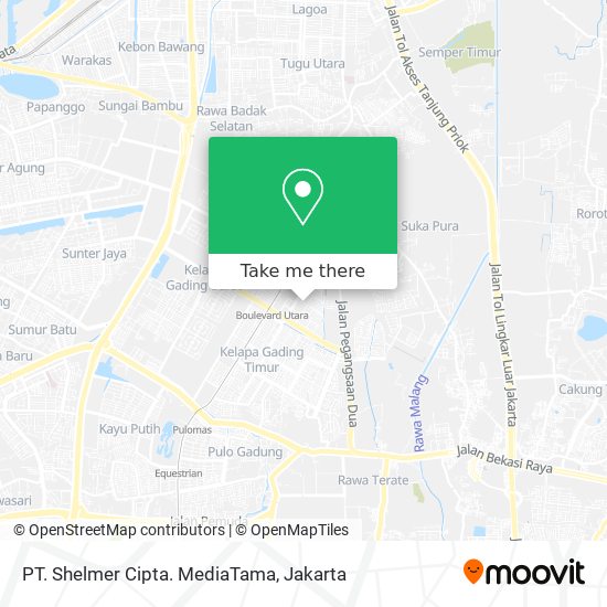 PT. Shelmer Cipta. MediaTama map
