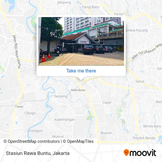 Stasiun Rawa Buntu map