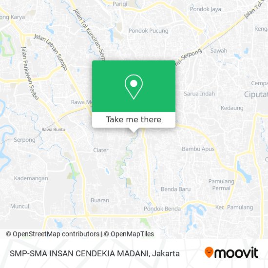 SMP-SMA INSAN CENDEKIA MADANI map