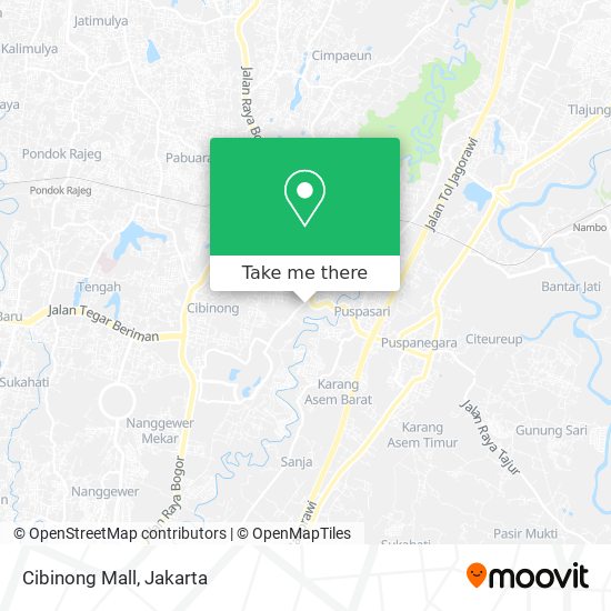 Cibinong Mall map