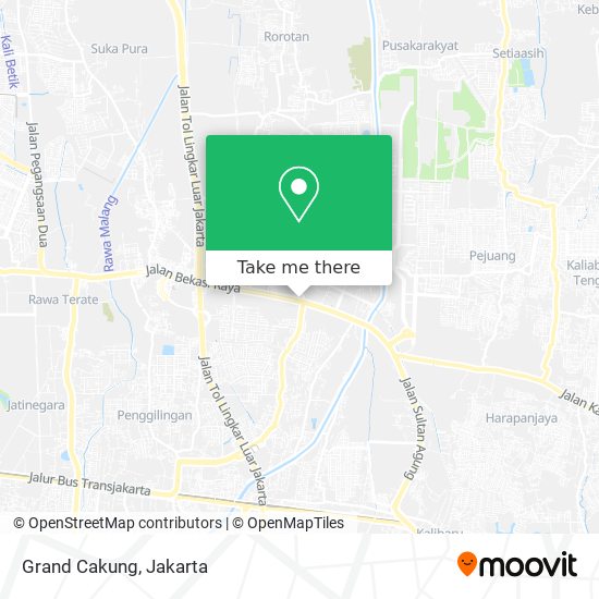 Grand Cakung map