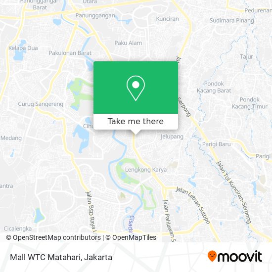 Mall WTC Matahari map