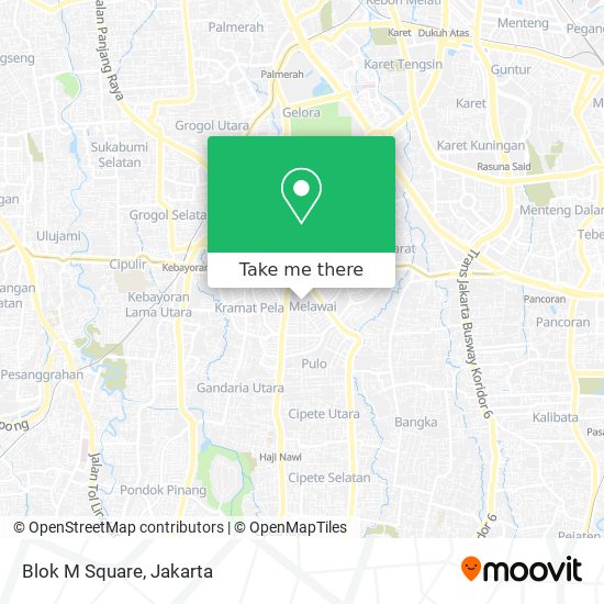 Blok M Square map