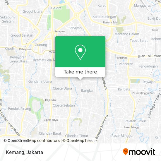 Kemang map