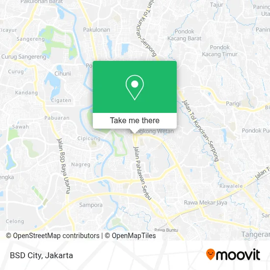 BSD City map