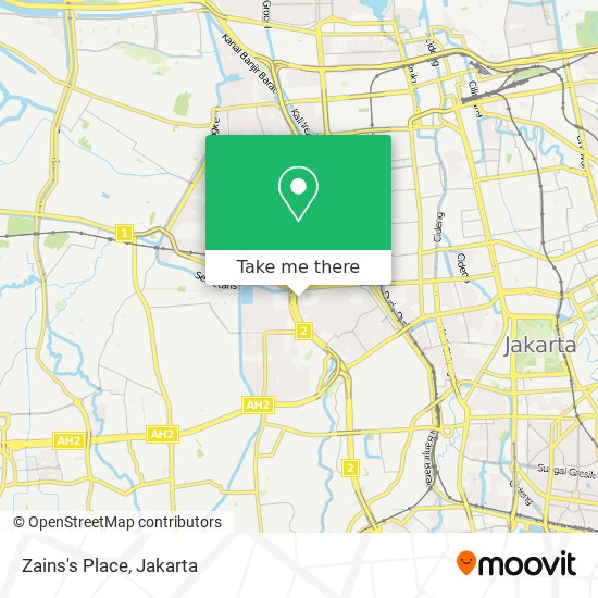 Zains's Place map