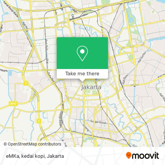 eMKa, kedai kopi map