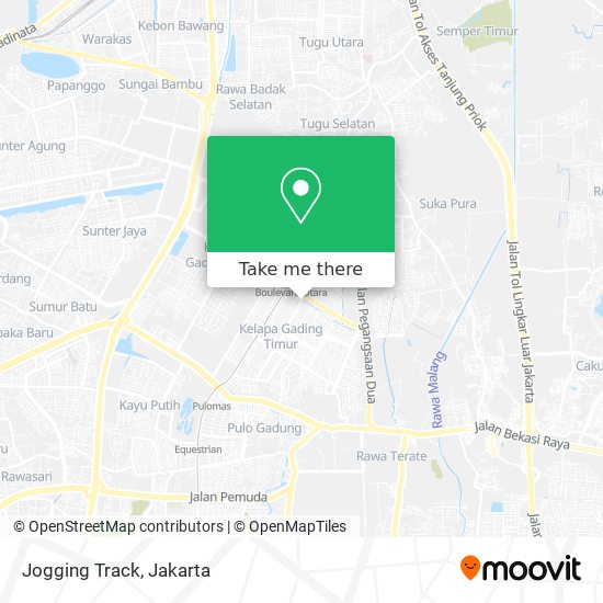 Jogging Track map