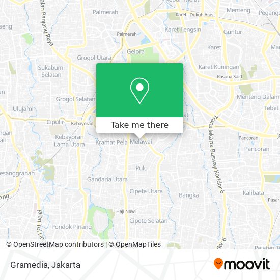 Gramedia map