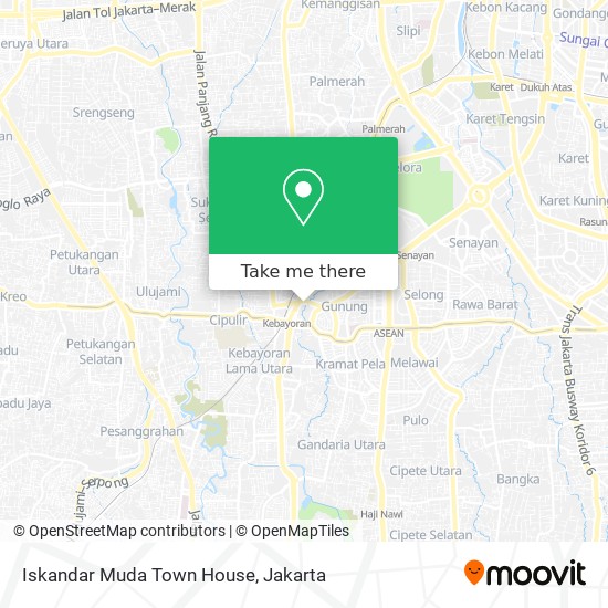 Iskandar Muda Town House map