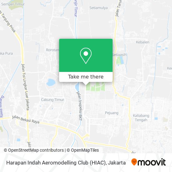 Harapan Indah Aeromodelling Club (HIAC) map