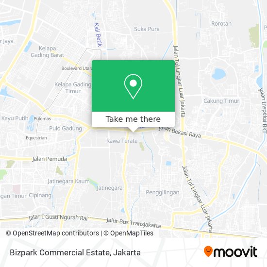 Bizpark Commercial Estate map