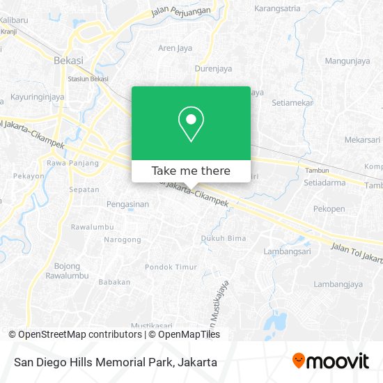 San Diego Hills Memorial Park map