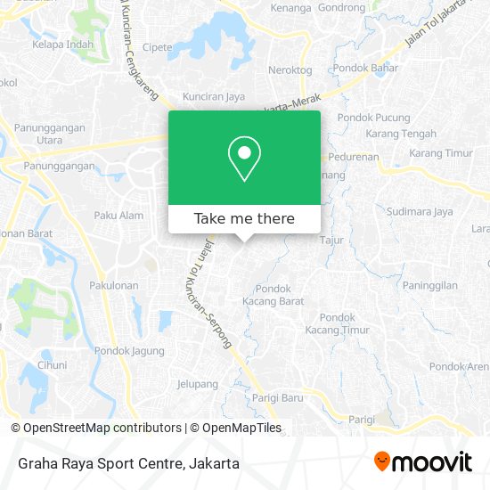 Graha Raya Sport Centre map