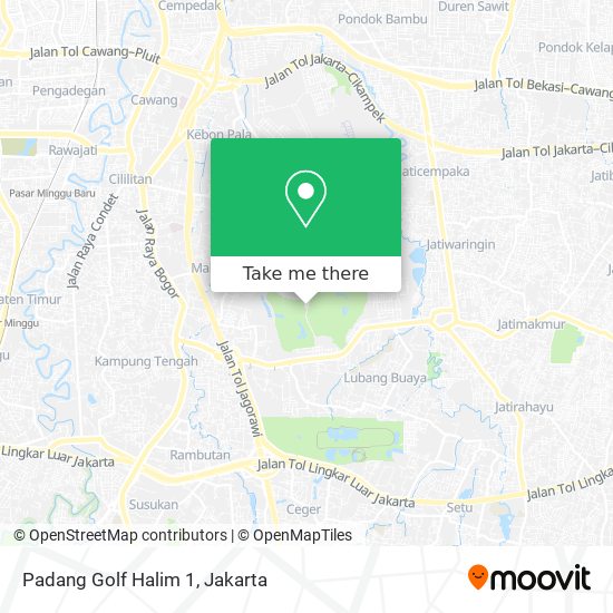 Padang Golf Halim 1 map