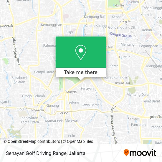 Senayan Golf Driving Range map