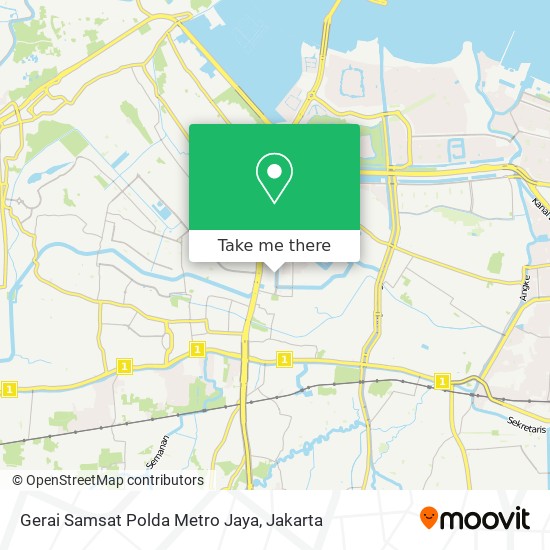 Gerai Samsat Polda Metro Jaya map