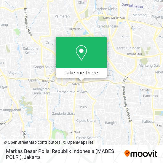 Markas Besar Polisi Republik Indonesia (MABES POLRI) map