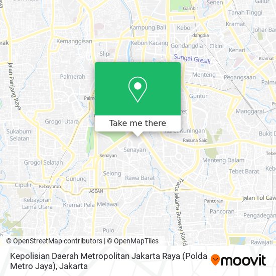 Kepolisian Daerah Metropolitan Jakarta Raya (Polda Metro Jaya) map
