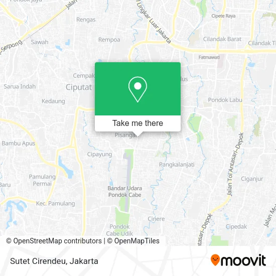 Sutet Cirendeu map