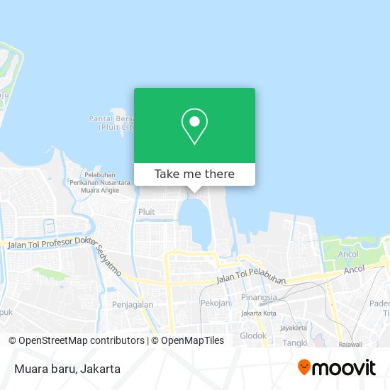 Muara baru map