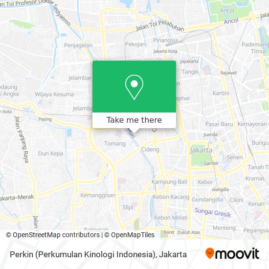 Perkin (Perkumulan Kinologi Indonesia) map