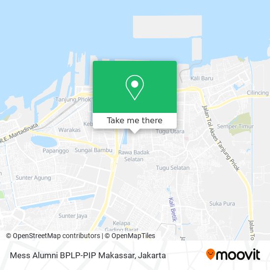 Mess Alumni BPLP-PIP Makassar map