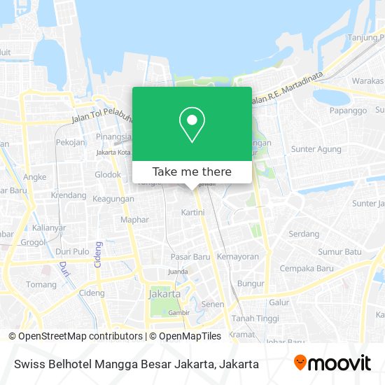 Swiss Belhotel Mangga Besar Jakarta map