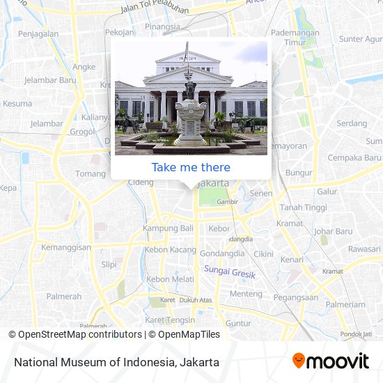 National Museum of Indonesia map