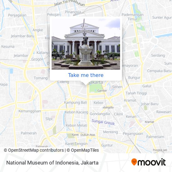 National Museum of Indonesia map