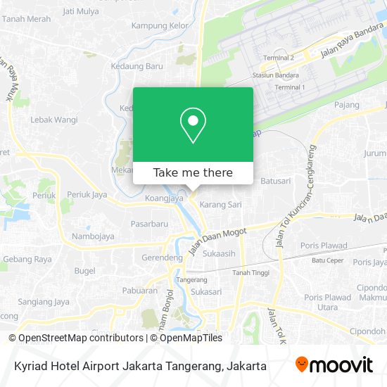 Kyriad Hotel Airport Jakarta Tangerang map